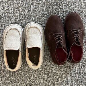 Nike Air Dark Brown Shoe & Children’s Place loafer never worn! 2 pairs